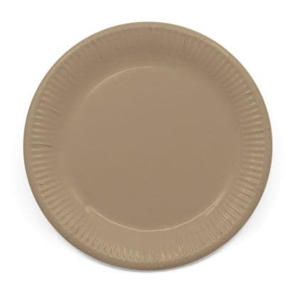 ECO COMP IND TORTORA PAPER PLATES LARGE 23CM 8CT