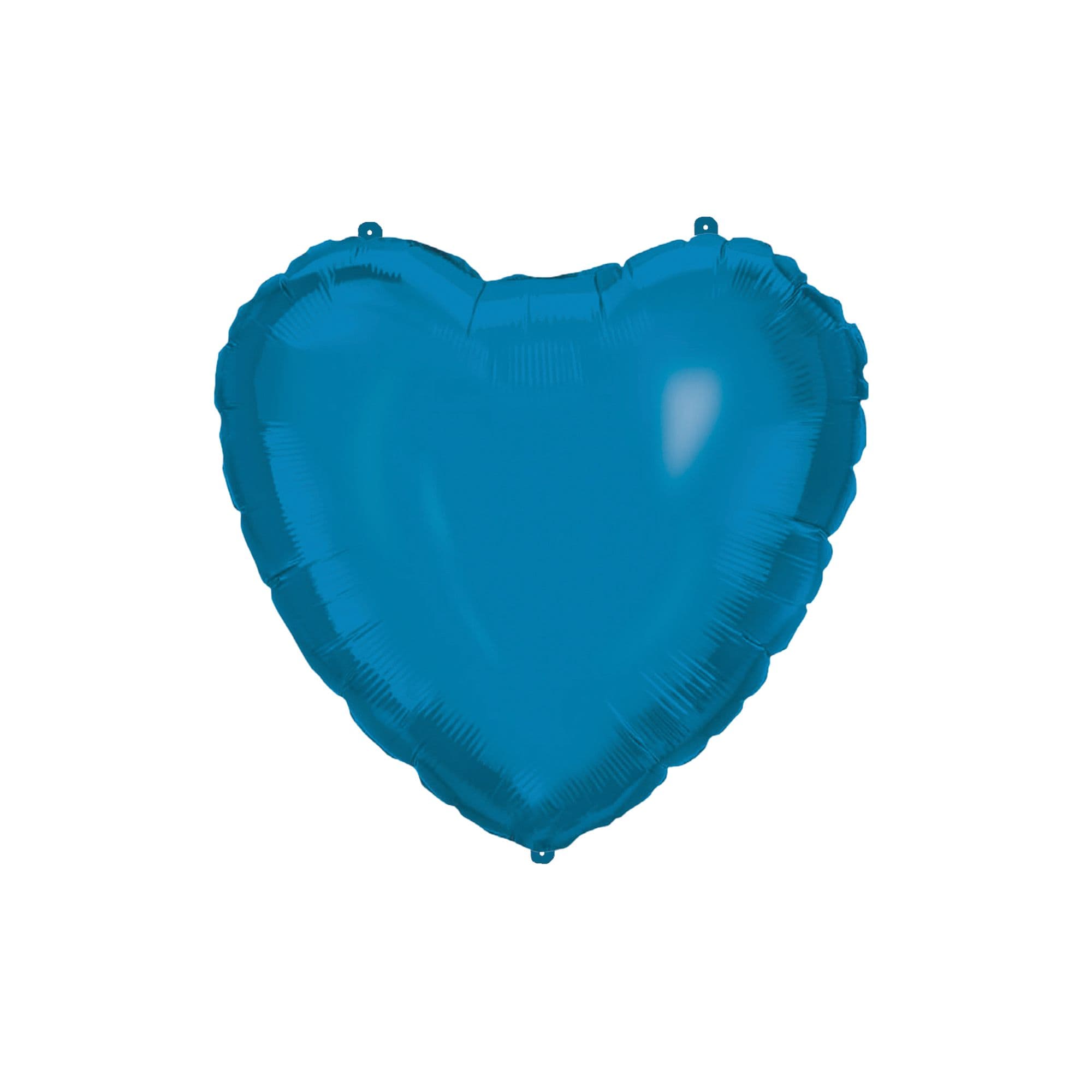 18 INCH FOIL BLUE HEART 1CTP