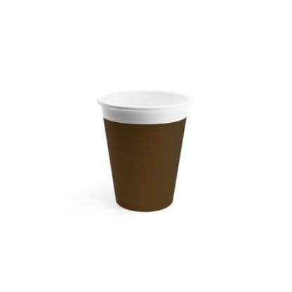 ECO COMP IND BROWN PAPER CUPS 200ML 8CT