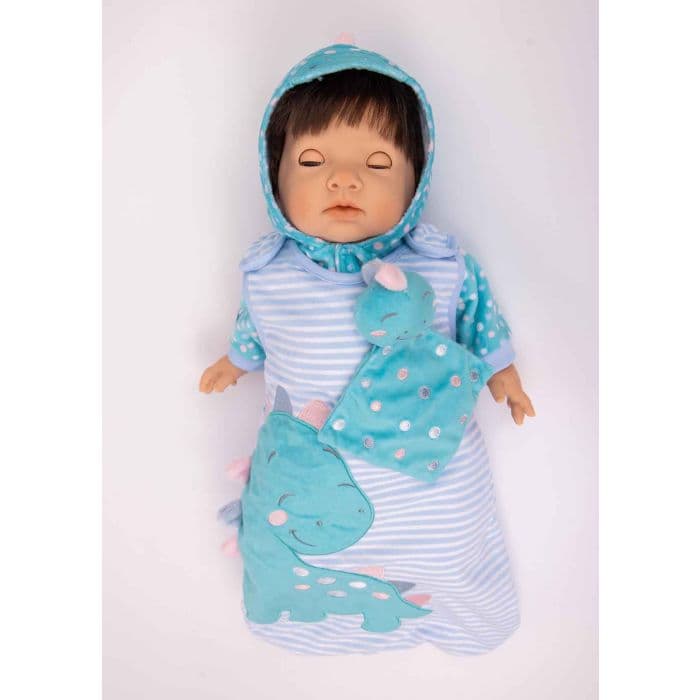 TINY TREASURES SLEEPY DINO DOLL