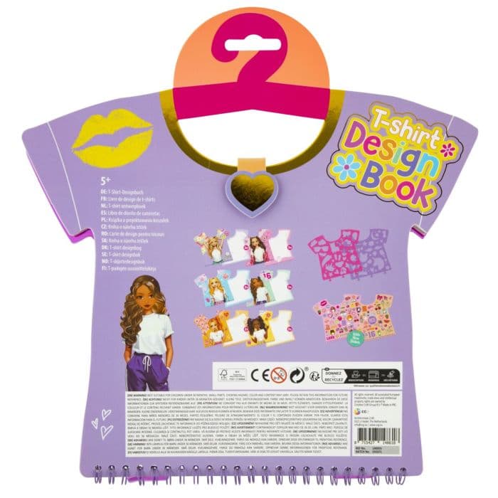 Bestie T-Shirt Design Book Including Sticker N Stencil