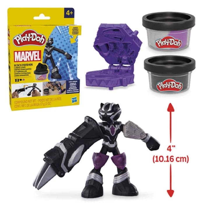 PLAY DOH BLACK PANTHER CUTTING CLAWS