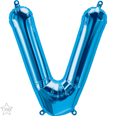 16 IN FOIL BLUE LETTER V AIR FILLED 1CTP