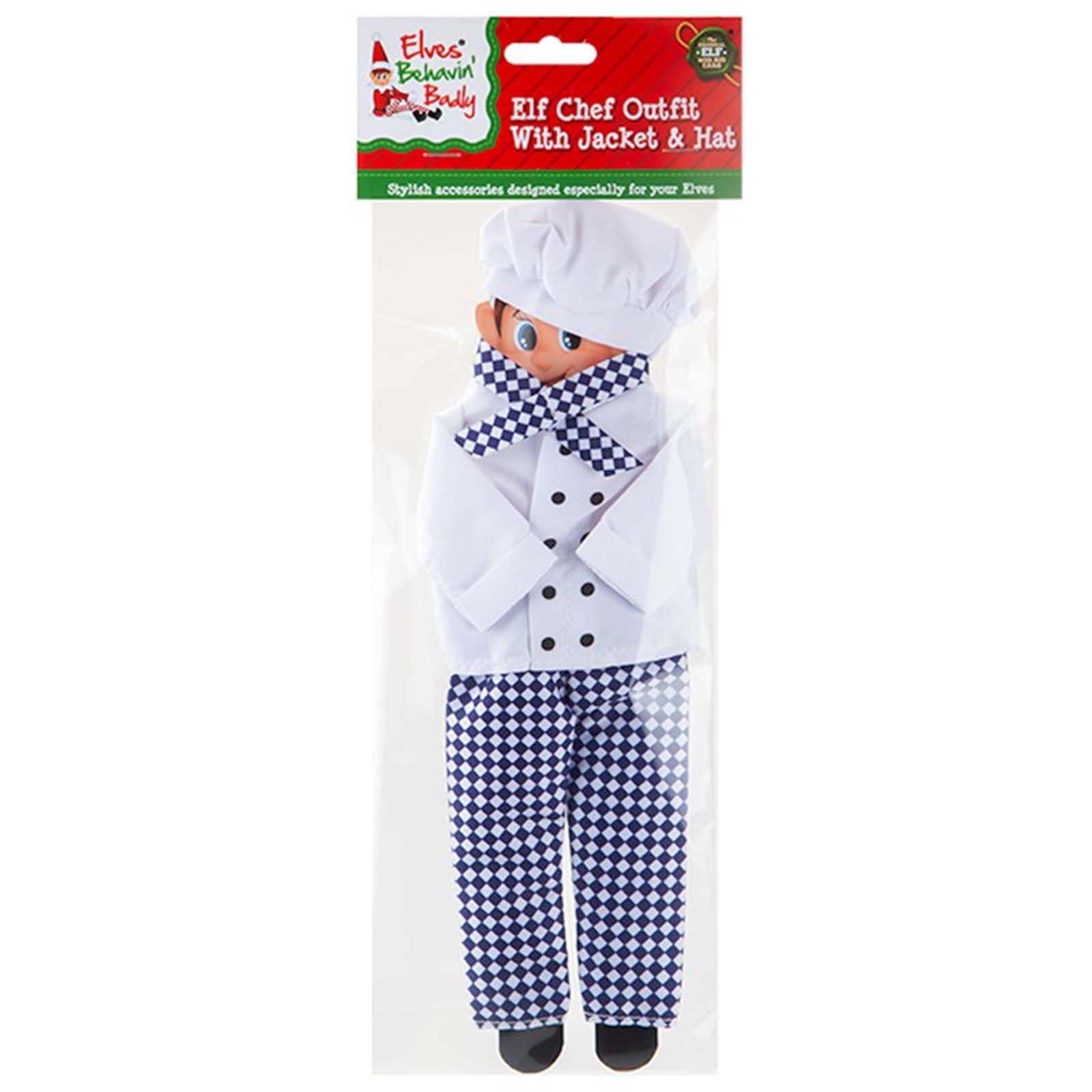 ELVES BH BADLY ELF CHEF OUTFIT WITH HAT