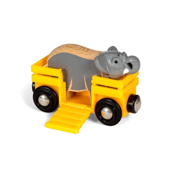 BRIO ELEPHANT AND WAGON