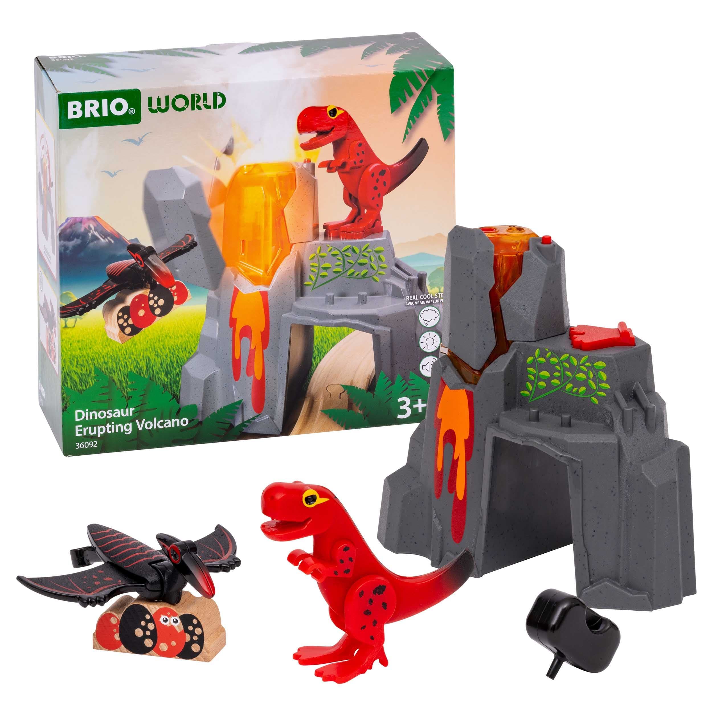 BRIO DINOSAUR ERUPTING VOLCANO