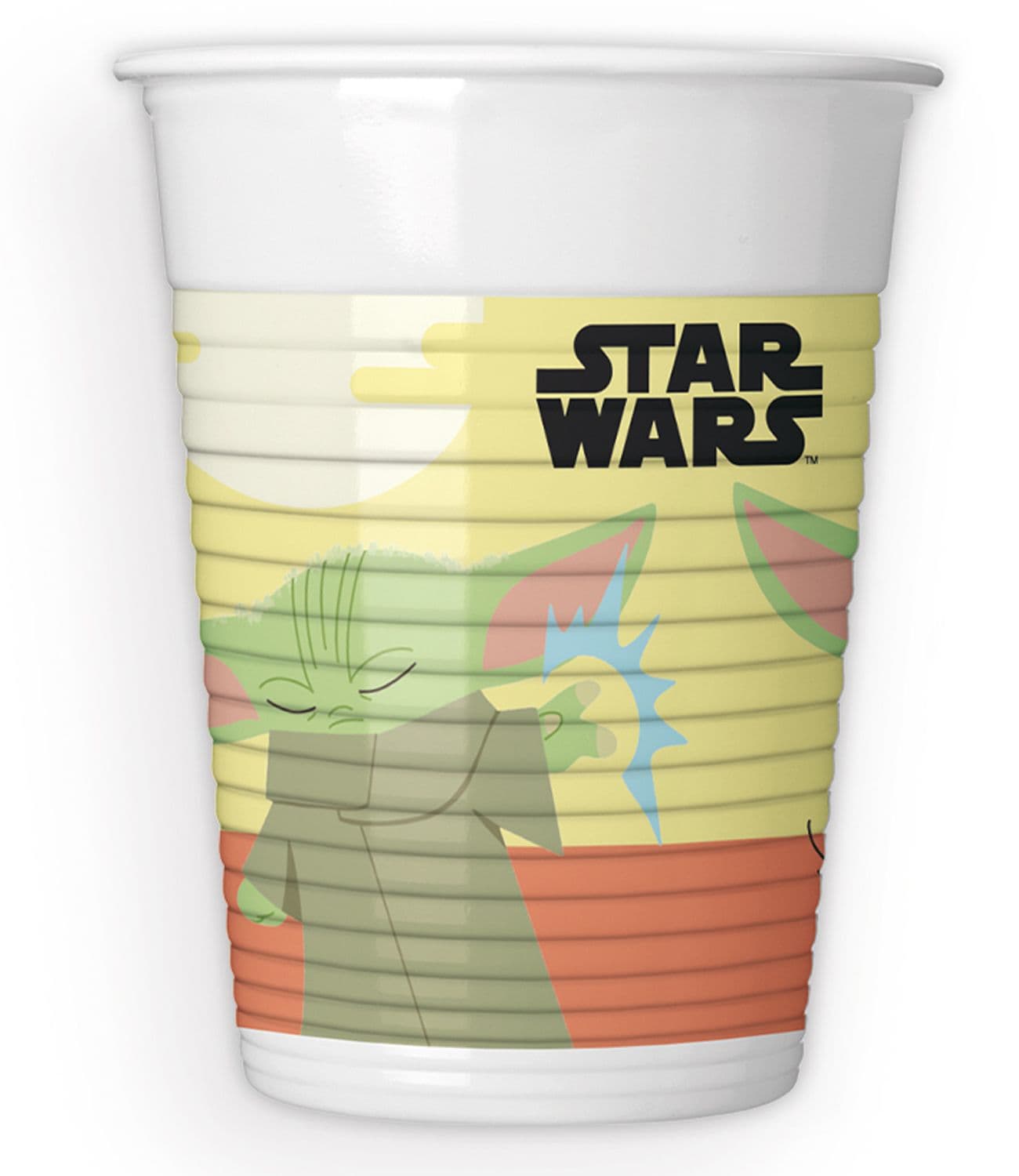 STAR WARS THE MANDALORIAN PLASTIC CUPS 200ML 8CT