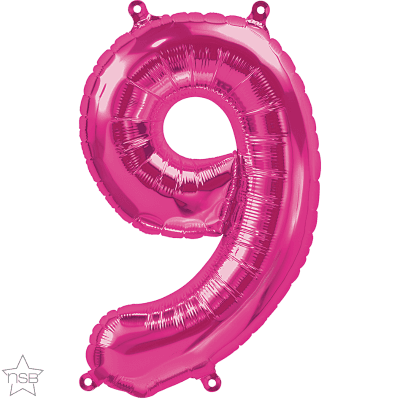 16 IN MAGENTA NUMBER 9 AIR FILLED 1CTP