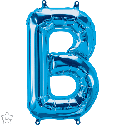 16 IN FOIL BLUE LETTER B AIR FILLED 1CTP