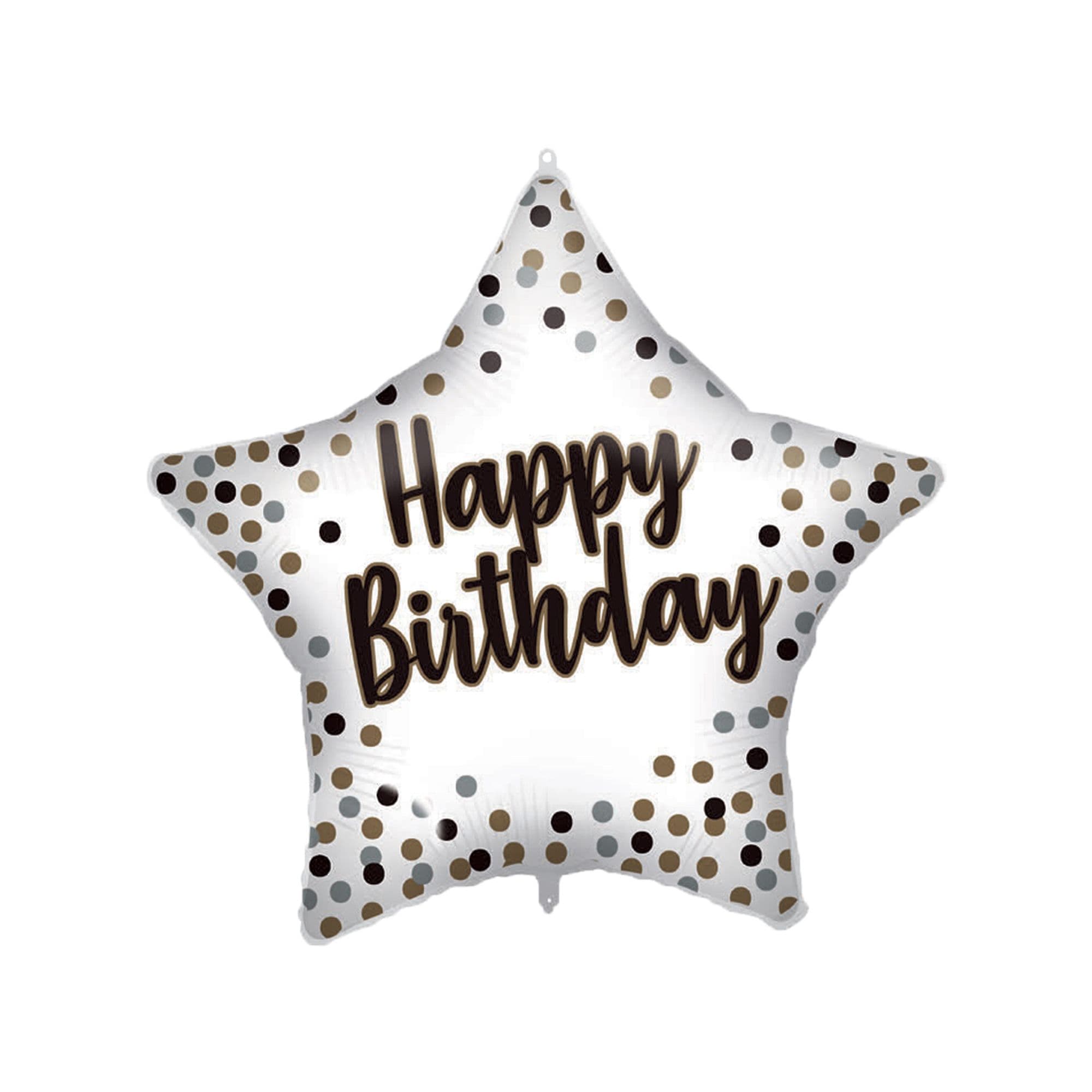 18 INCH FOIL HAPPY BIRTHDAY STAR 1CTP