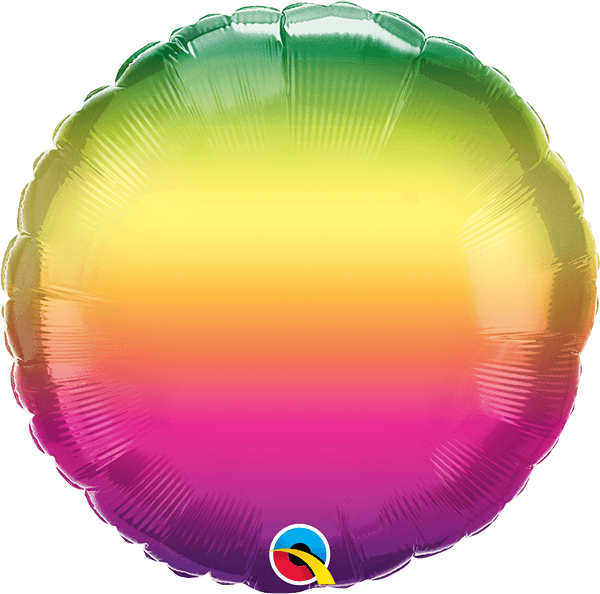 18 INCH FOIL RND VIBRANT OMBRE 1 CTP