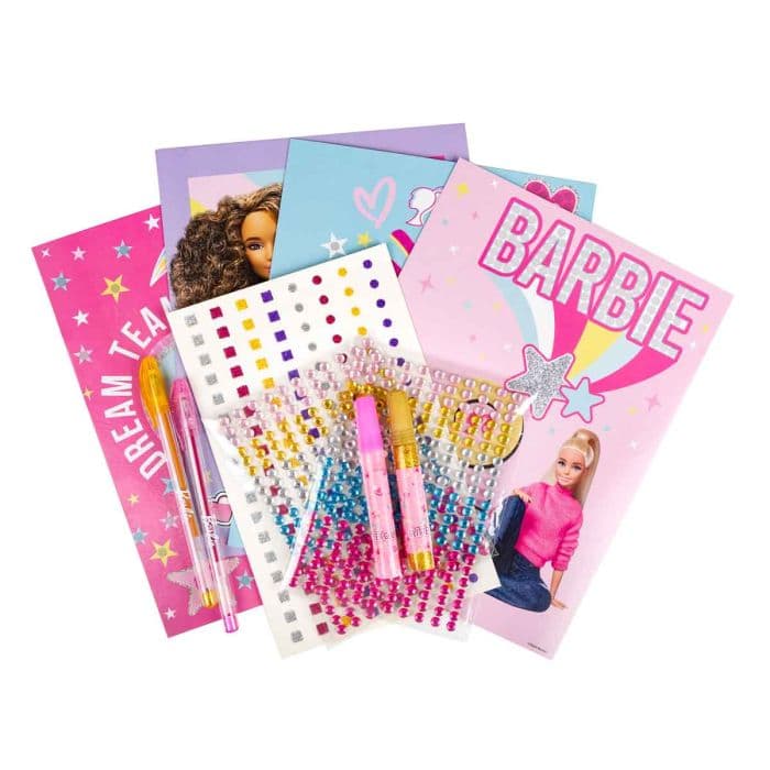 BARBIE CORE GLITTER METALLIC CRYSTAL PICTURE SET