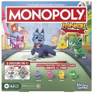 MONOPOLY JUNIOR SQUARE 2 IN 1