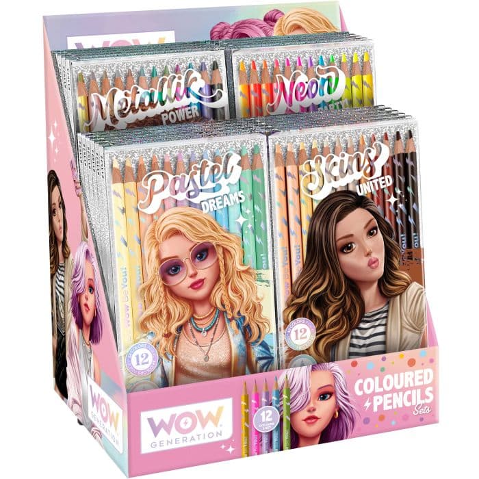WOW GENERATION 12 COLOURS PENCILS