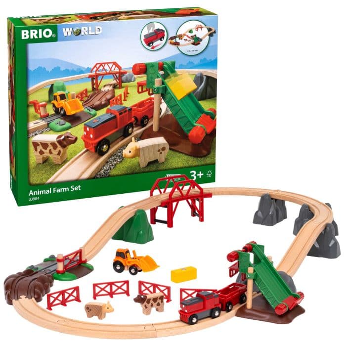 BRIO ANIMAL FARM SET