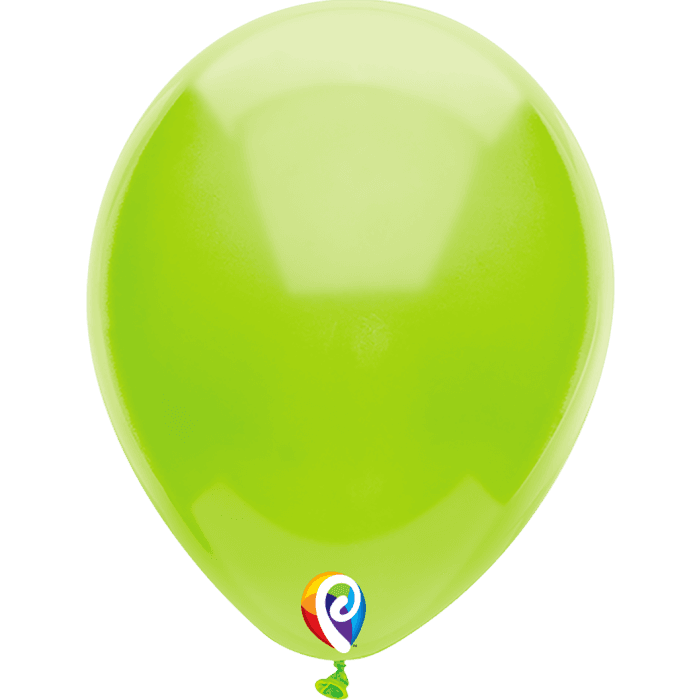 FS 12 INCH LATEX STANDARD COLOUR LIME GREEN 100CTP