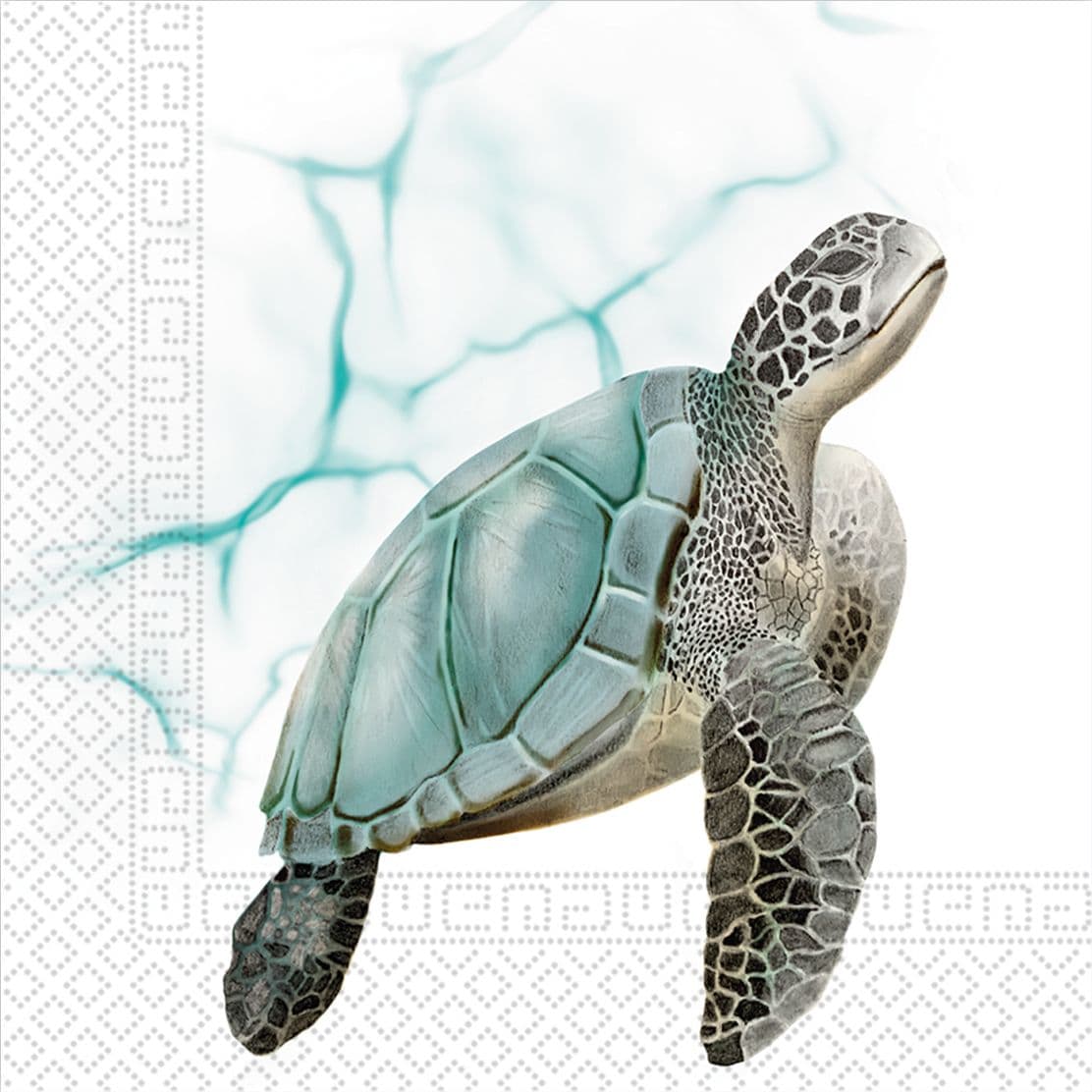 SEA TURTLE 3PLY PAPER NAPKINS 33X33CM 20CT