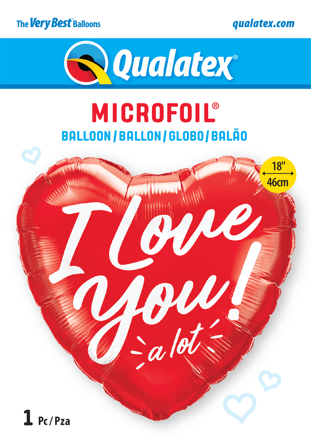 18 INCH FOIL I LOVE YOU A LOT 1CTP