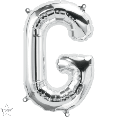 16 IN FOIL SILVER LETTER G AIR FILLED 1CTP