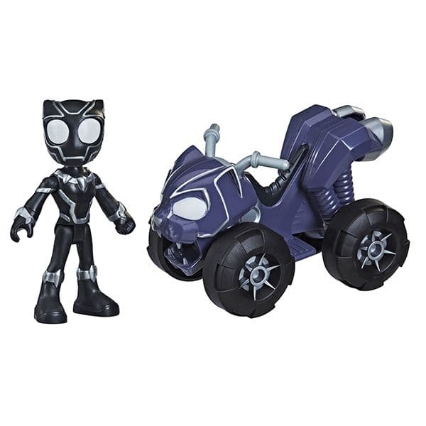 SPIDEY AND FRIENDS VEHICLE AND FIGURE BLACK PANTH
