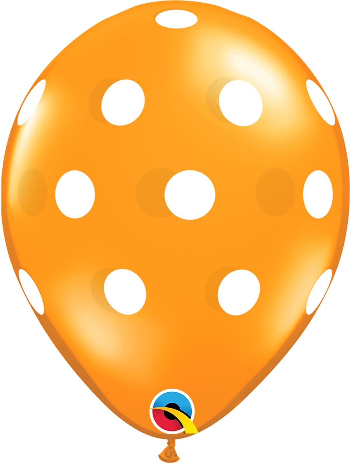 11 INCH LATEX RND JWL AST PRT BIG POLKA DOTS 50CTP