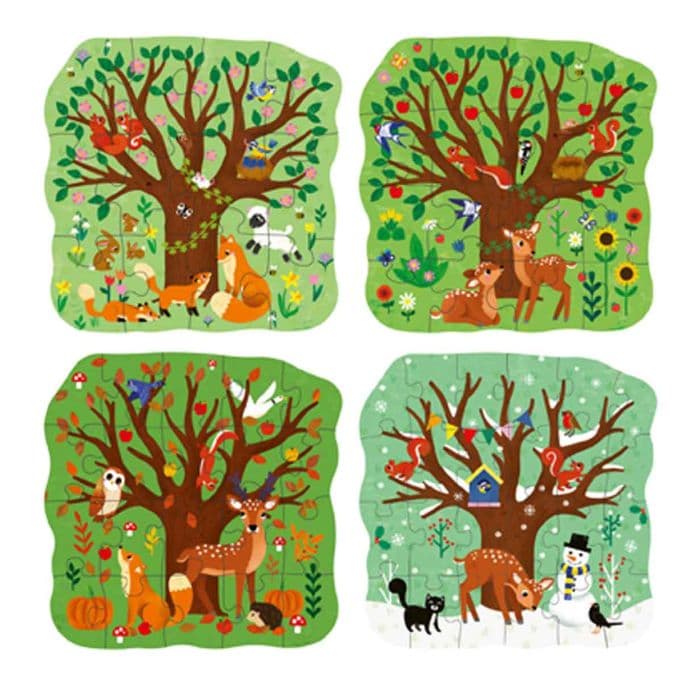 RAVENSBURGER PUZZLE UP 12-16-20-24PC FOUR SEASONS