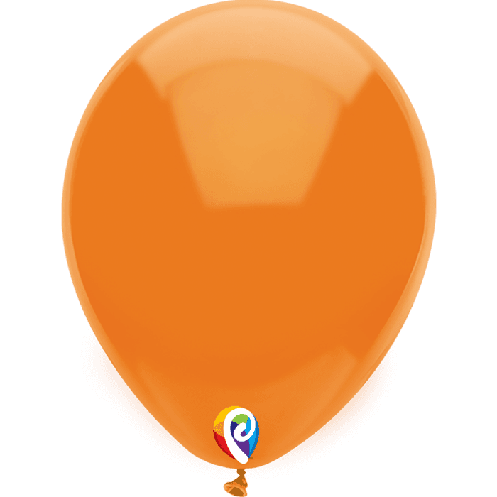 FS 12 INCH LATEX STANDARD COLOUR ORANGE 100CTP