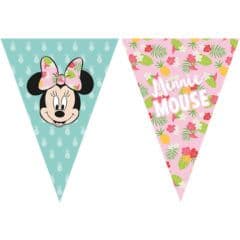 MINNIE TROPICAL TRIANGLE FLAG BANNER (9 FLAGS)