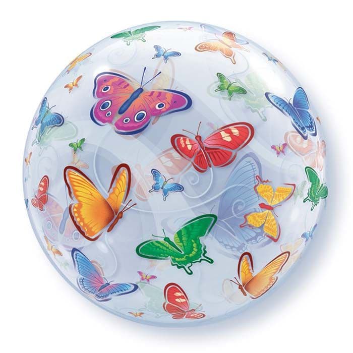 22 INCH SINGLE BUBBLE BUTTERFLIES 1CTP