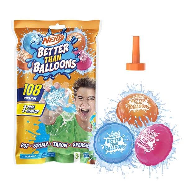 SUPERSOAKER-BETTER THAN BALLOONS 108PC
