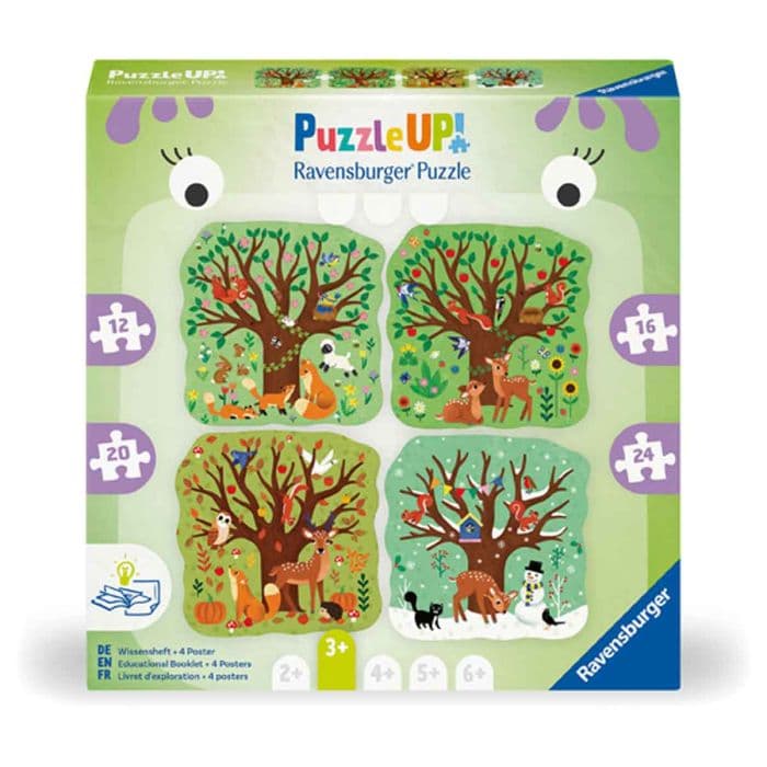 RAVENSBURGER PUZZLE UP 12-16-20-24PC FOUR SEASONS
