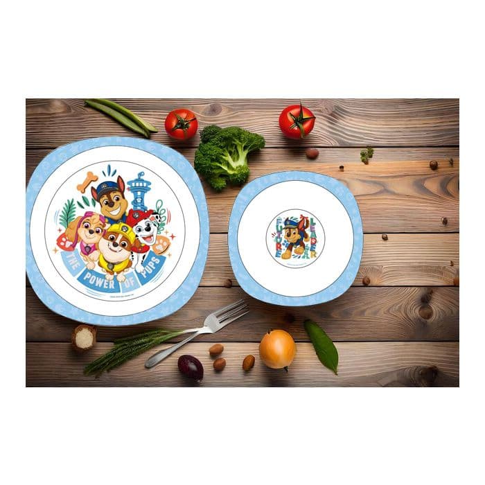 Paw Patrol Power Pups Shaped Plate