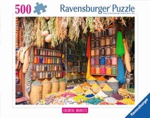 RAVENSBURGER 500PC PUZZLE COLORFUL SPICES MOROCCO