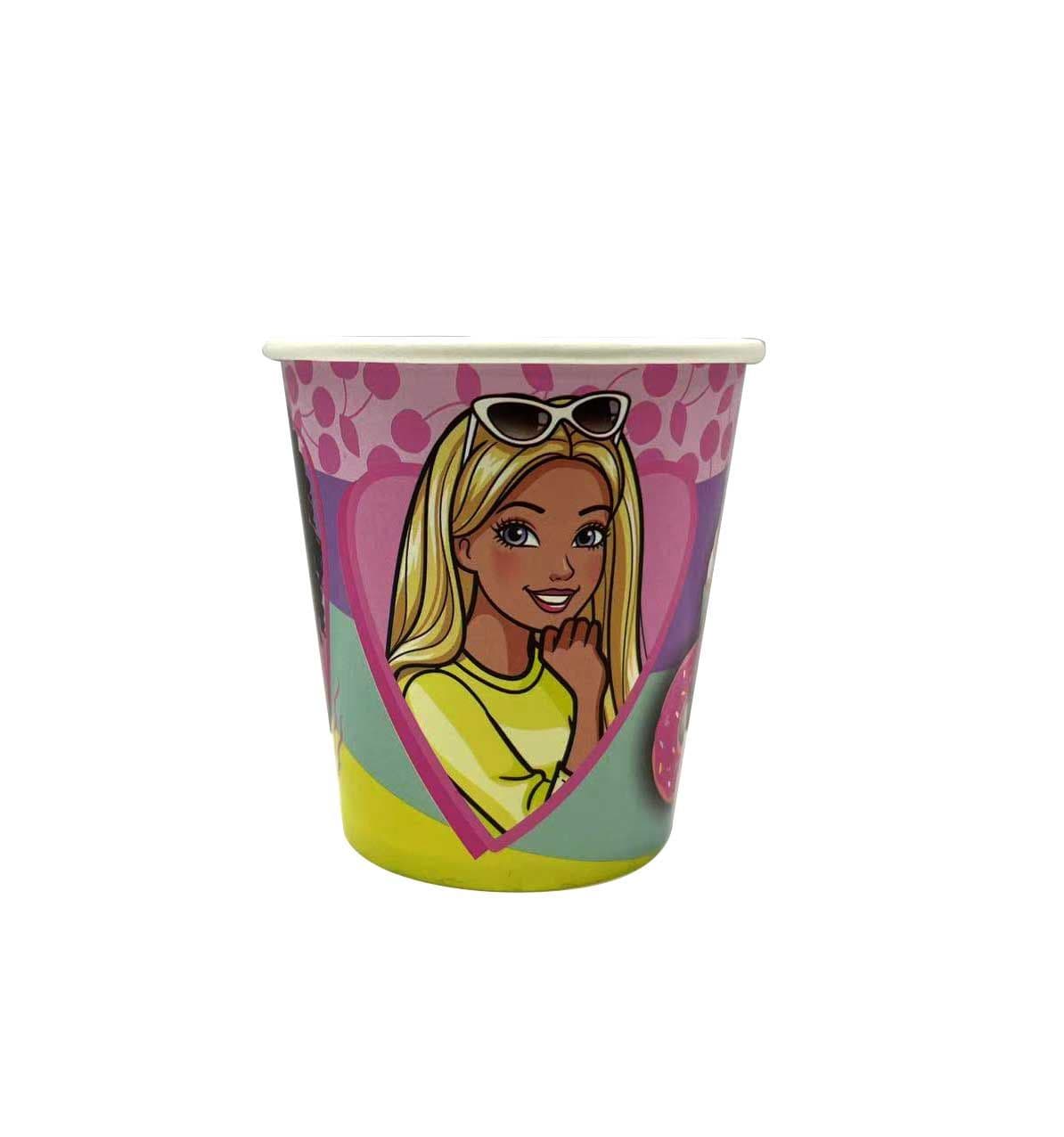 BARBIE PAPER CUPS 200ML 8CT
