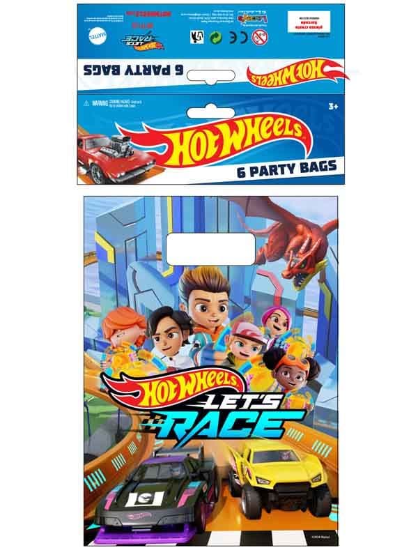 HOT WHEELS-PARTY BAGS 6CT
