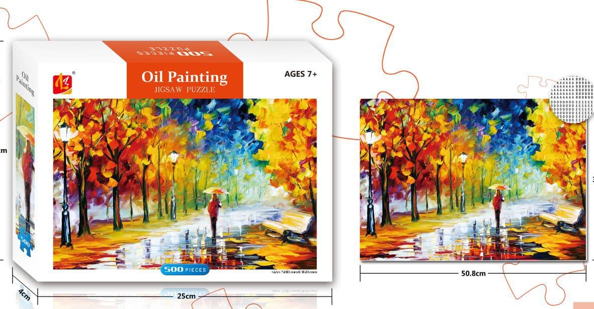 500pc Oil Painting Puzzle