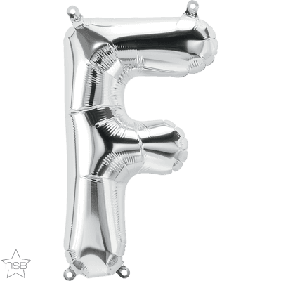 16 IN FOIL SILVER LETTER F AIR FILLED 1CTP