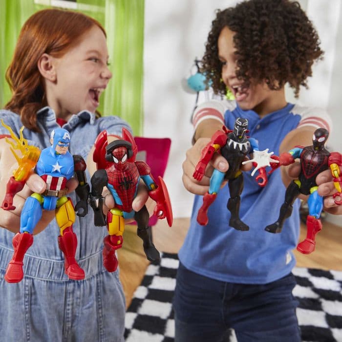 SPIDER MAN MIXMASHERS IRON SPIDER DELUXE FIG