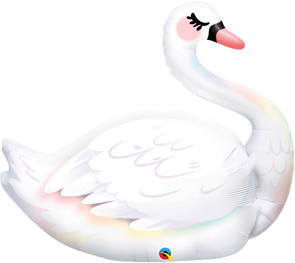 35 INCH FOIL SHAPE SWAN 1CTP