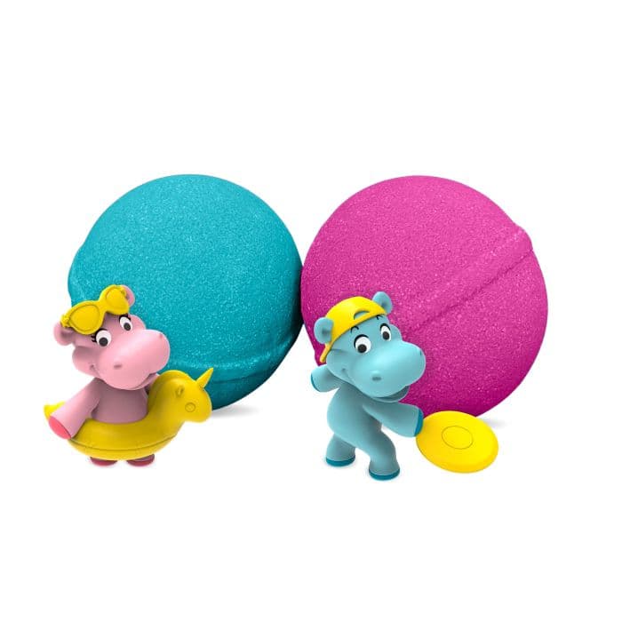 Inkee Surprise Bath Bomb Fun Beach Hippo