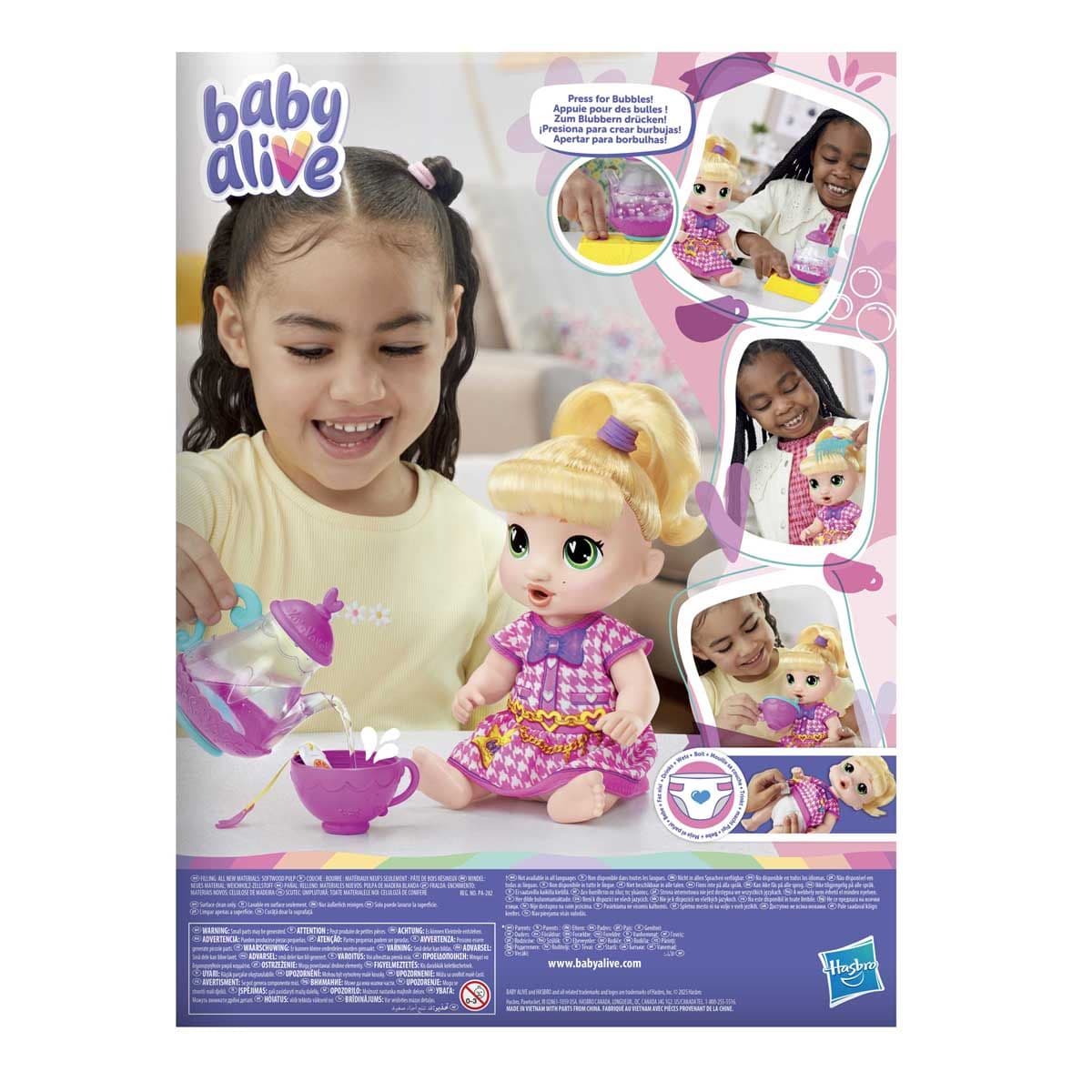 BABY ALIVE BUBBLY TEA PARTY BLONDE LALA GOOGOO