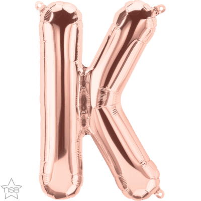 34 INCH FOIL ROSE GOLD LETTERS 1CTP