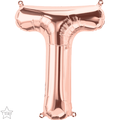 34 INCH FOIL ROSE GOLD LETTERS 1CTP