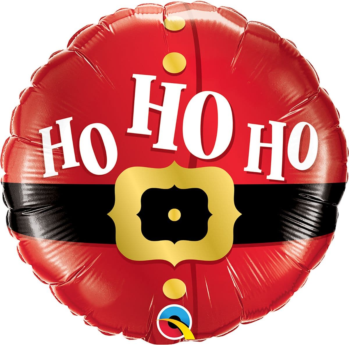 18 INCH FOIL RND HO HO HO SANTAS BELT 1CTP