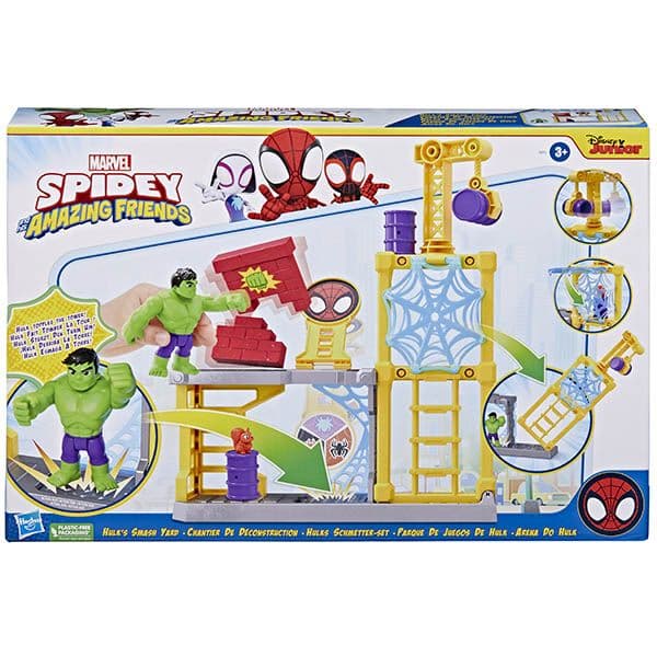 SPIDEY AND FRIENDS HULK SMASH YARD PLAYSET