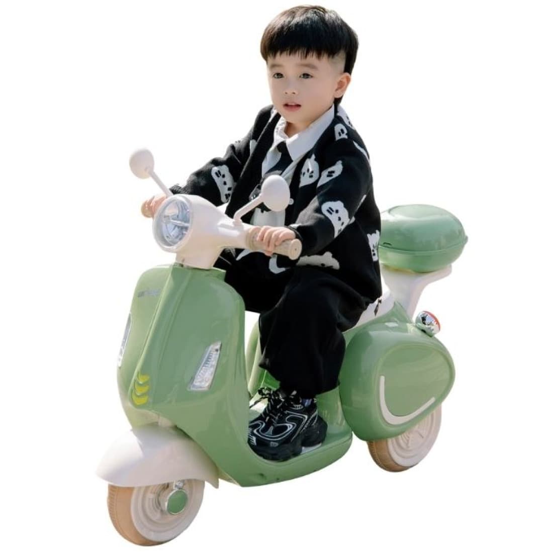 5825 KIDS 6V ELECTRIC RIDE ON SCOOTER BIKE WITH MUSIC & LED LIGHTS RIDE ON SCOOTER