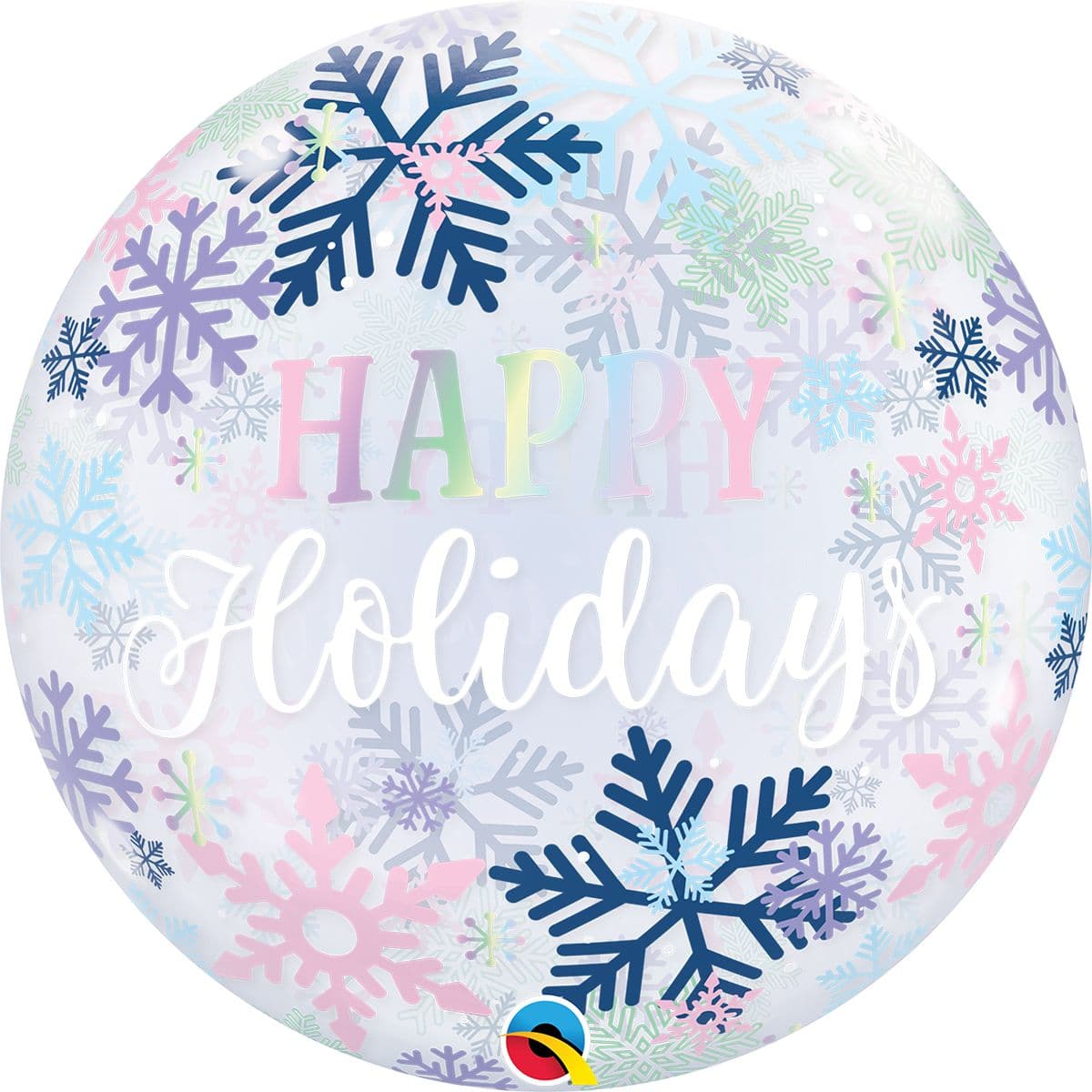 22 INCH SINGLE BUBBLE HAPPY HOLIDAYS 1CTP