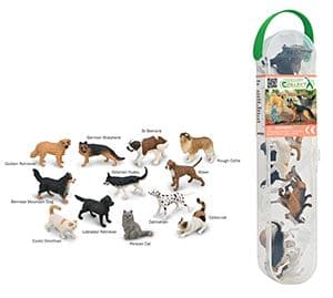 COLLECTA BOX OF MINI CATS AND DOGS