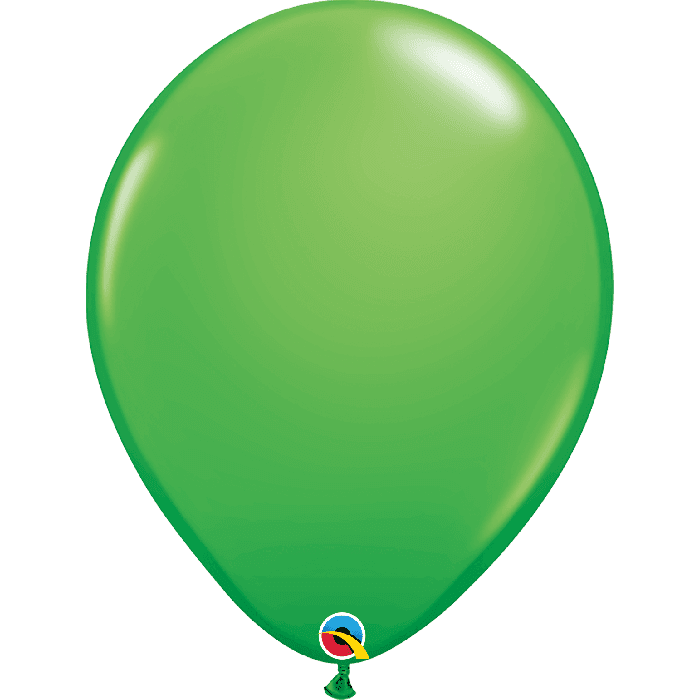 16 INCH LATEX PLAIN ROUND SPRING GREEN 50CTP
