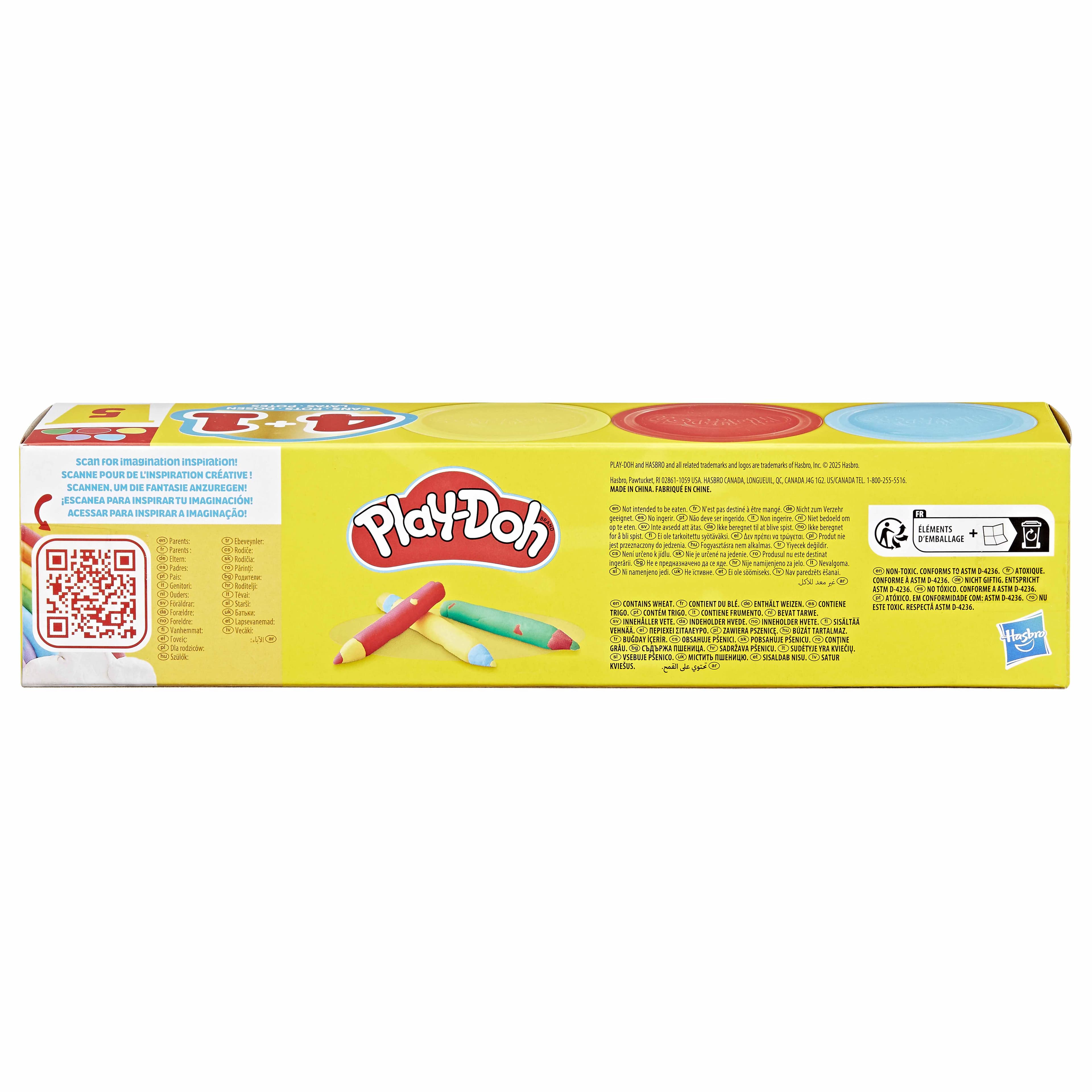 PLAY DOH BACK TO SCHOOL 5 PACK 3OZ CAN